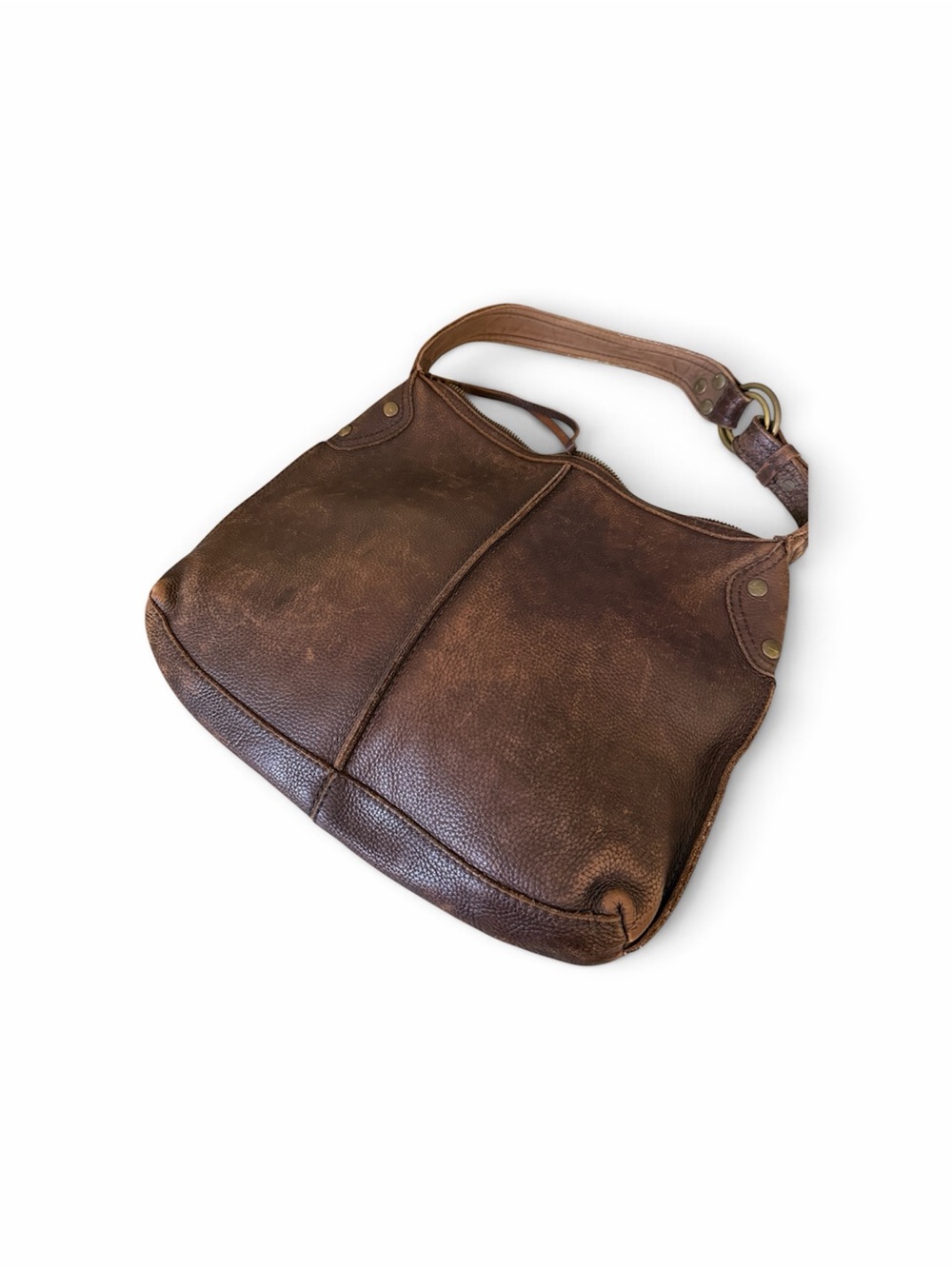 Woman’s Brown Leather Shoulder Bag LUCKY BRAND Vintage Inspired